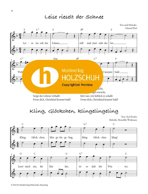 Leise rieselt der Schnee